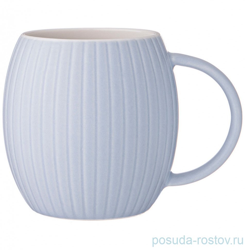 Кружка 340 мл голубая "Coffemania" / 322958