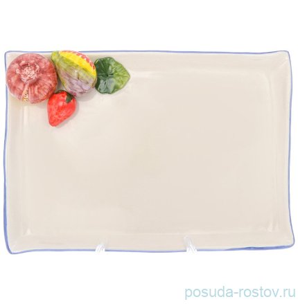 Поднос 35 х 25 см прямоугольный &quot;Фрукты&quot; / 247851