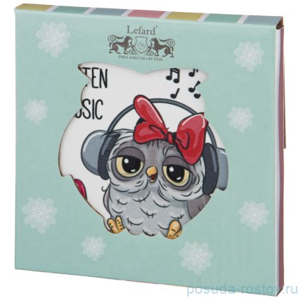 Подставка под горячее 11 х 11 см &quot;Милые совята&quot; / 225615