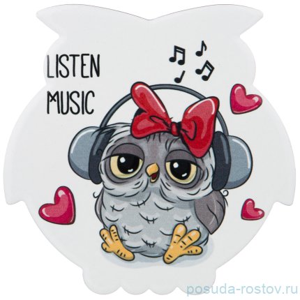 Подставка под горячее 11 х 11 см &quot;Милые совята&quot; / 225615