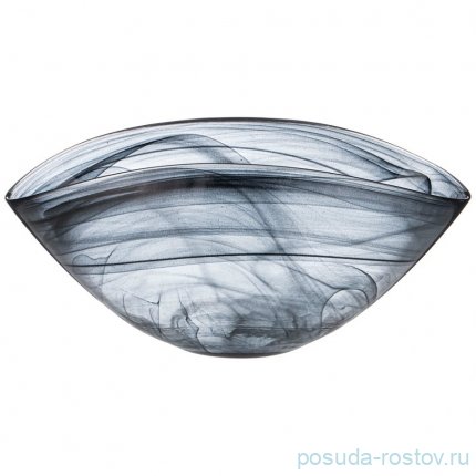 Блюдо 28 см овальное глубокое &quot;murano black&quot; / 332124