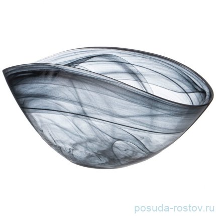 Блюдо 28 см овальное глубокое &quot;murano black&quot; / 332124