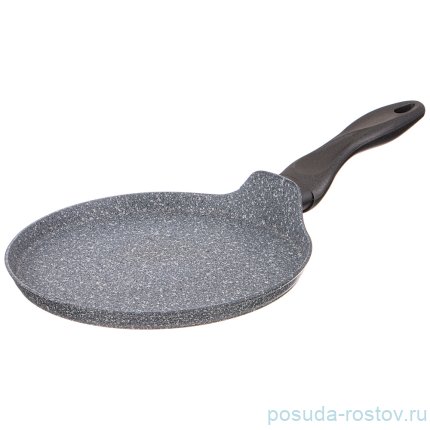 Блинница 22 см гранитное антипригарное покрытие серая &quot;natural stone&quot; / 271277
