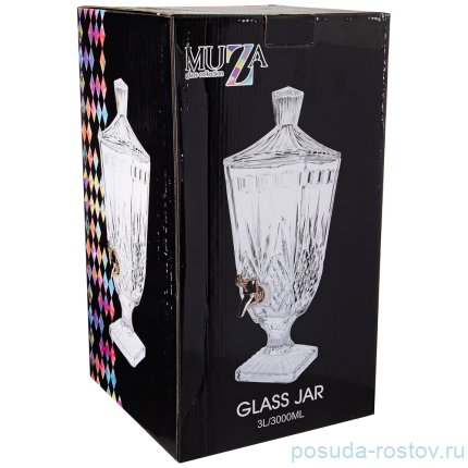 Лимонадница 16 х 16 х 45 см 3 л &quot;Muza&quot; / 256197