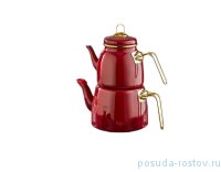 Набор чайников 2 предмета (заварочный 1 л, чайник 2 л) красные &quot;Пачи /Элит Класс&quot; / 229273