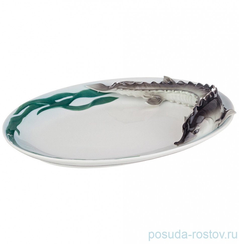 Блюдо 28 х 20 см овальное "Стерлядь" / 227373