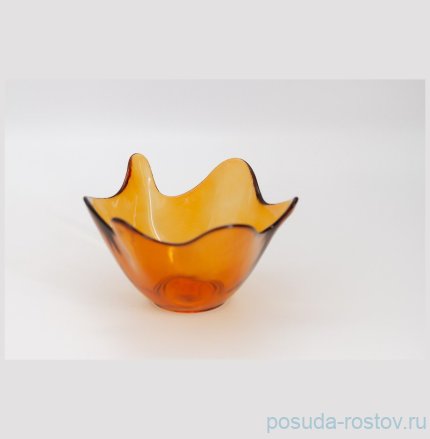 Ваза для конфет 16 см янтарный &quot;Feston&quot; / 323150