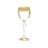 Бокалы для белого вина 200 мл 6 шт &quot;Люция /Цветочный узор на платине&quot; / 018257