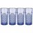 Стаканы для воды 310 мл 4 шт &quot;Timeless /Сапфир&quot; / 211146