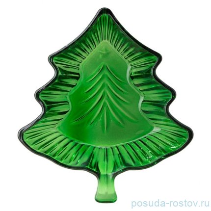 Блюдо 19 х 7 х 4 см Ёлка &quot;Celebration green&quot; / 354435
