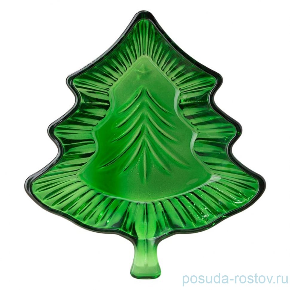 Блюдо 19 х 7 х 4 см Ёлка "Celebration green" / 354435 Блюдо 19 х 7 х 4 см Ёлка "Celebration green" / 354435