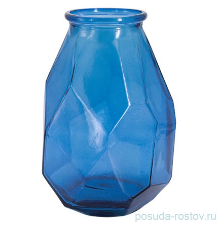 Ваза для цветов 35 см синяя &quot;origami&quot; (инд.упаковка) / 292086