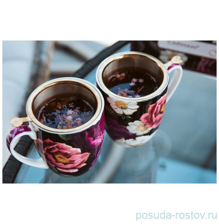 Набор кружек 380 мл 2 шт &quot;Розы&quot; (подарочная упаковка) / 330279