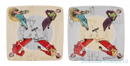 Набор чайных пар 220 мл 6 шт &quot;мода&quot; / 208650