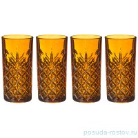 Стаканы для воды 450 мл 4 шт &quot;Timeless /Мед&quot; / 242137