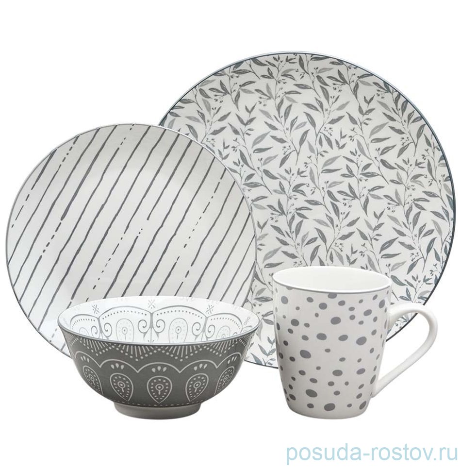 Набор посуды на 4 перcоны 16 предметов "Dreams" / 377227 Набор посуды на 4 перcоны 16 предметов "Dreams" / 377227