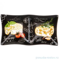 Менажница 20,5 х 11,5 х 3 см 2-х секционная &quot;Buffet&quot;  / 280314