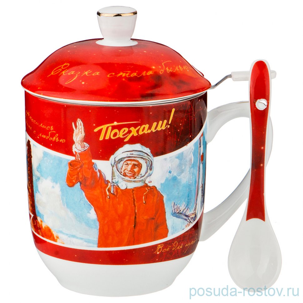 Кружка 300 мл "первые в космосе" / 194752 Кружка 300 мл "первые в космосе" / 194752