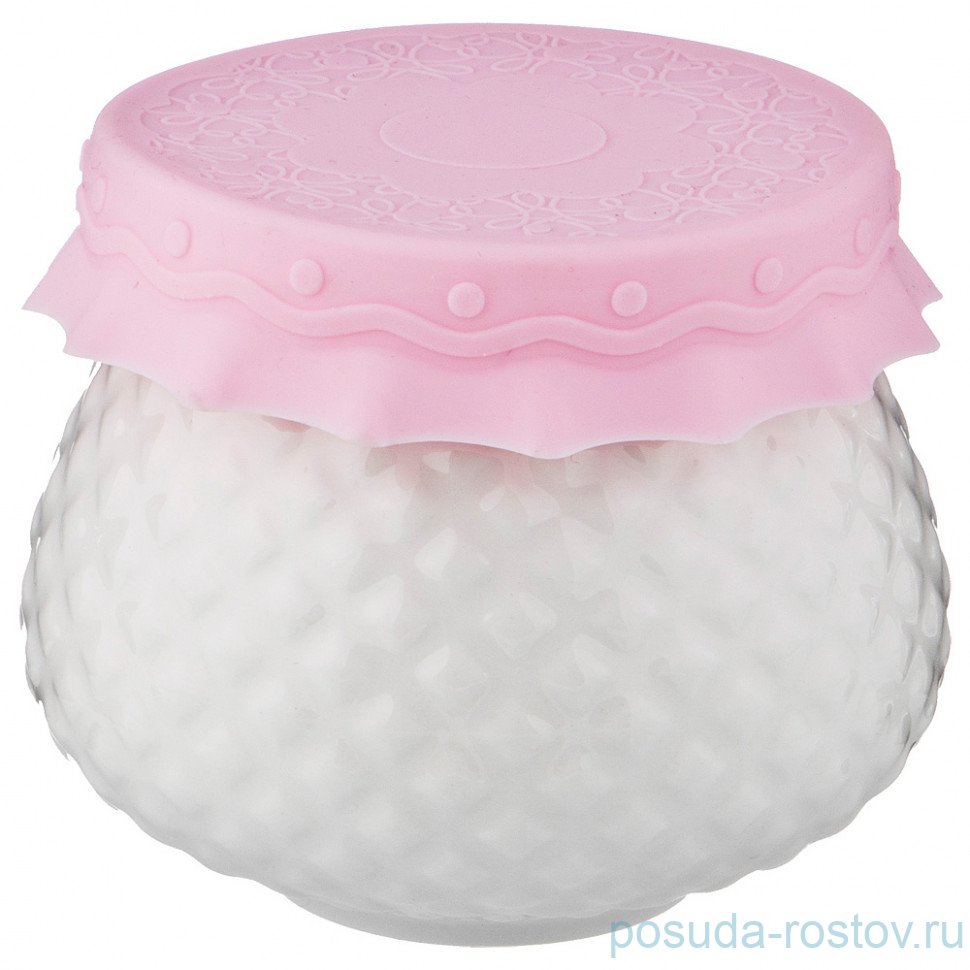 Емкость для меда/варенья 300 мл с силиконовой крышкой "диаманд" / 198651 Емкость для меда/варенья 300 мл с силиконовой крышкой "диаманд" / 198651