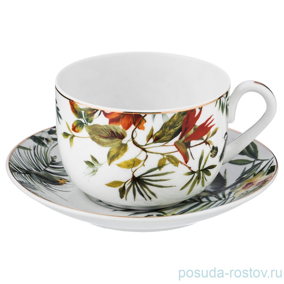 Чайная пара 300 мл 1 шт "тропики" / 189740 Чайная пара 300 мл 1 шт "тропики" / 189740