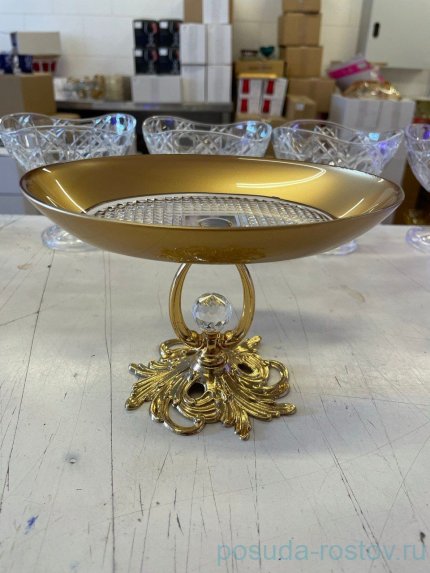 Блюдо 17 см н/н &quot;Barok /Золото&quot; / 263253