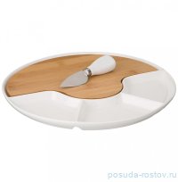 Блюдо 27 х 27 х 2 см для сыра и нож &quot;Native&quot; / 252357