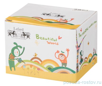 Кружка 350 мл &quot;смайл /голубая&quot; / 194022