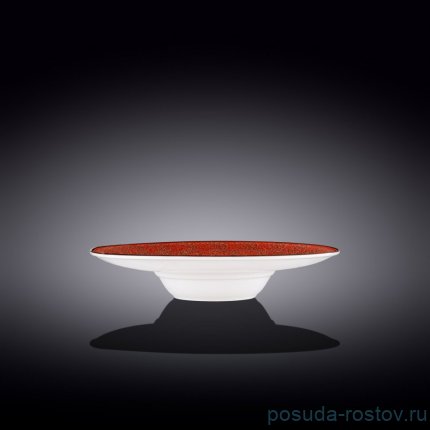 Тарелка 24 см глубокая красная &quot;Splash&quot; / 261406