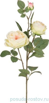 Цветок искусственный 74 см &quot;Ветка розы&quot;  / 173840