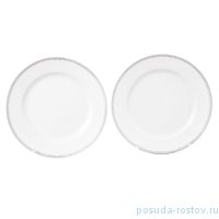 Набор тарелок 19 см 2 шт &quot;Repast /Белый орнамент&quot; / 165899