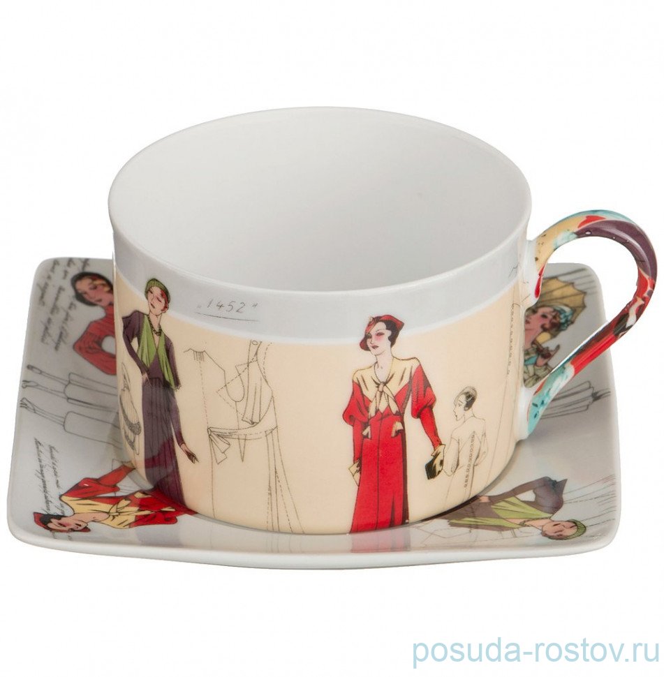 Чайная пара 180 мл 1 шт "мода" / 197673