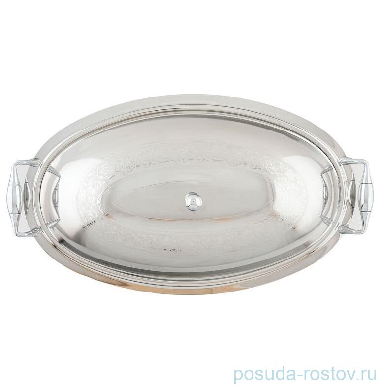 Поднос 40 х 24 см овальный с крышкой "Arabesque Inox" / 339775 Поднос 40 х 24 см овальный с крышкой "Arabesque Inox" / 339775