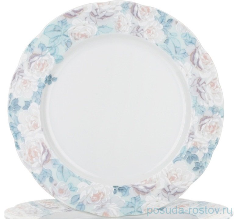 Тарелка 17 см 1 шт "Роза /Голубая роза" / 242717 Тарелка 17 см 1 шт "Роза /Голубая роза" / 242717