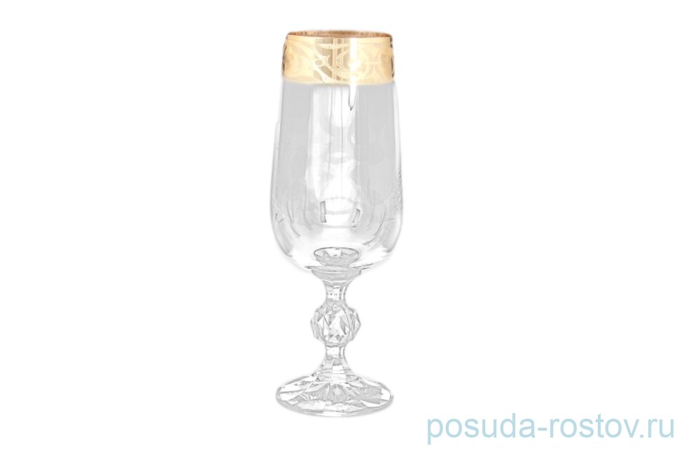 Бокалы для пива 280 мл 6 шт "Клаудия /Орнамент на золоте" / 124720 Бокалы для пива 280 мл 6 шт "Клаудия /Орнамент на золоте" / 124720