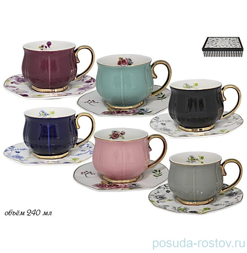 Набор чайных пар 240 мл 6 шт (подарочная упаковка) / 375516 Набор чайных пар 240 мл 6 шт (подарочная упаковка) / 375516