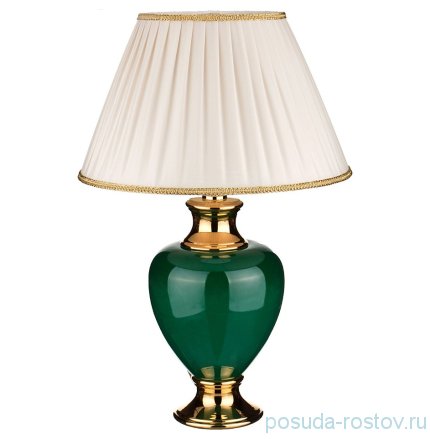 Лампа настольная h-68 см с абажуром зелёная &quot;Millennio&quot; / 189917