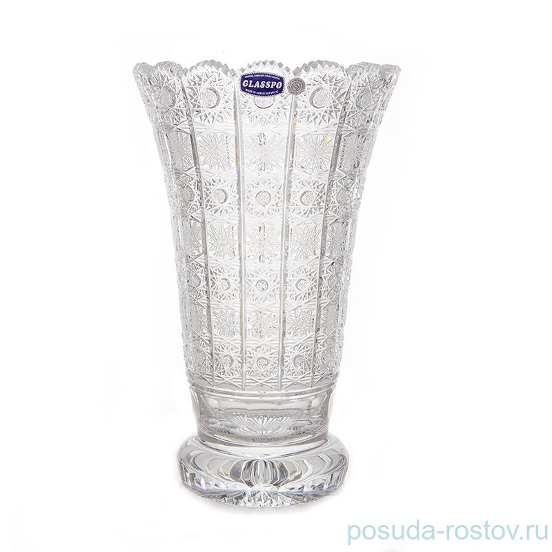 Ваза для цветов 30 см н/н "Хрусталь резной" / 033865