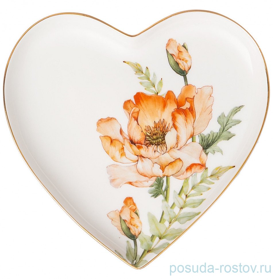 Тарелка 15 х 2 см Сердце "Sense" / 282207