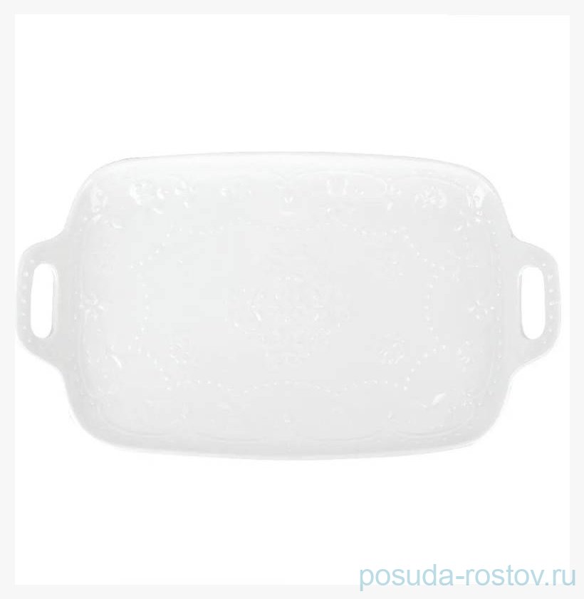 Блюдо 30 х 18 см прямоугольное с ручками "Маршмеллоу" / 332044