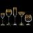 Бокалы для шампанского 175 мл 6 шт &quot;Гала /Золотая коллекция, тонкое золото&quot; / 018267