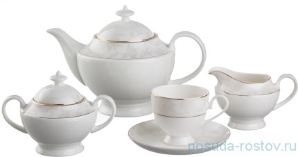 Чайный сервиз на 6 персон 15 предметов &quot;Снежная Королева&quot; / 191036