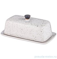Масленка 19,2 х 10,2 х 8 см серая &quot;Riviera&quot; / 323223