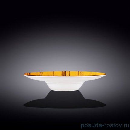 Тарелка 27 см глубокая жёлтая &quot;Scratch&quot; / 261483