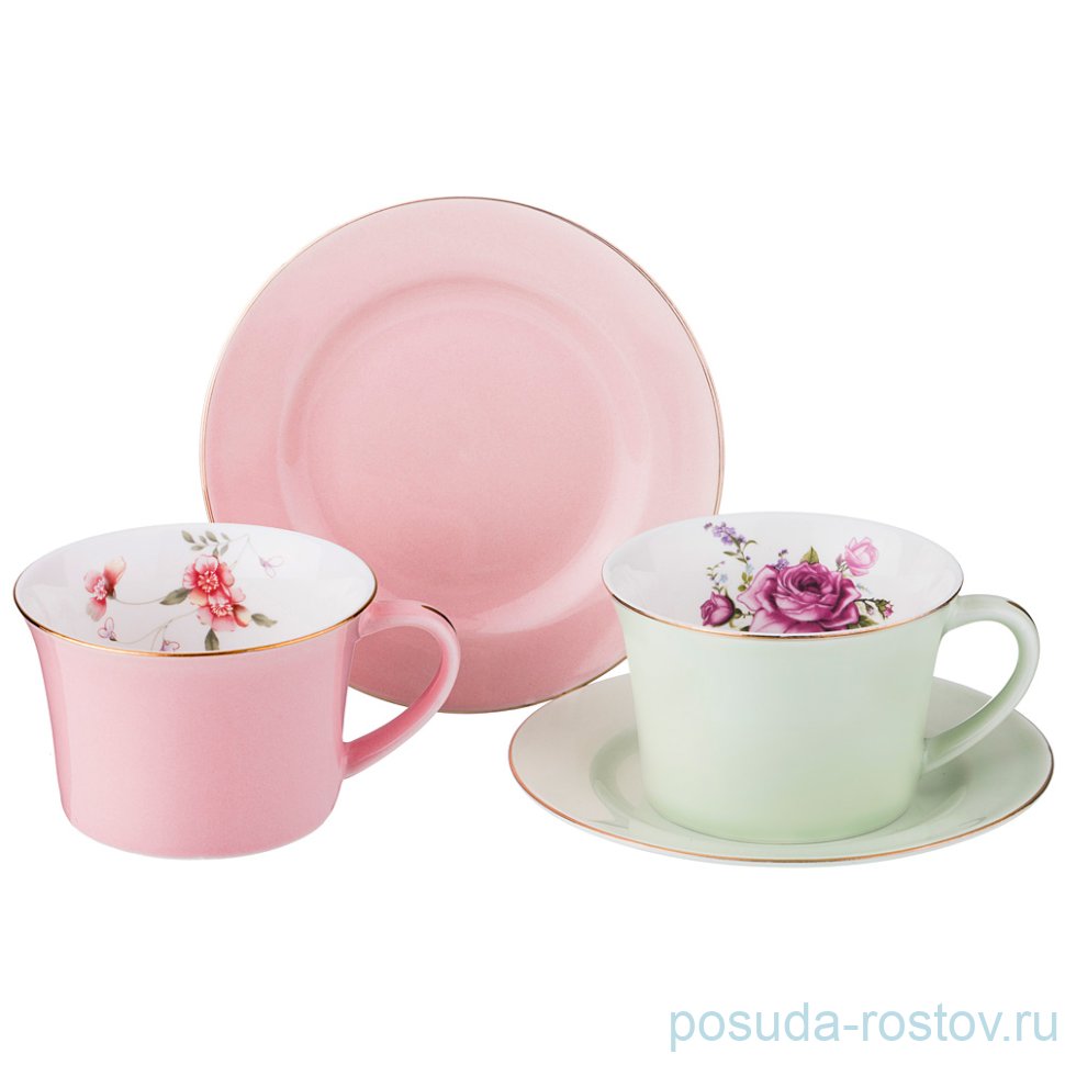 Набор кофейных пар 160 мл 2 шт "Времена года"  / 209697