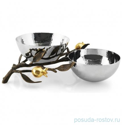 Менажница 26 х 22 см 2-х секционная &quot;Pomegranate&quot; / 342183