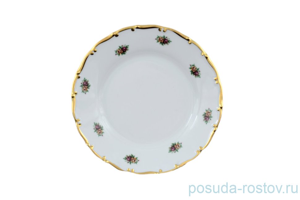 Набор тарелок 17 см 6 шт "Анжелика /Маленькие розочки" / 027598 Набор тарелок 17 см 6 шт "Анжелика /Маленькие розочки" / 027598