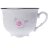 Чайная чашка 330 мл &quot;Рококо /Серая роза /платина&quot; / 148461