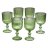 Набор бокалов simplicity green 6 шт 370 мл / 16 см / 367057