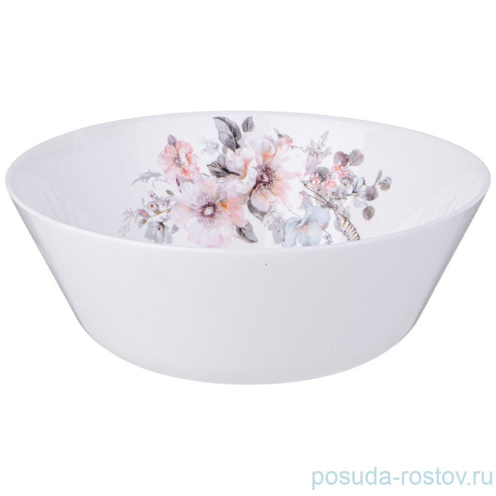 Тарелка суповая agness flower symphony 15см / 355112