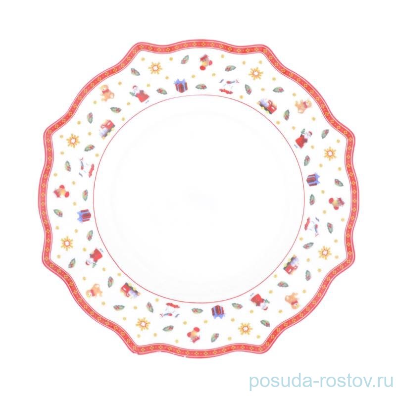 Тарелка 26 см "Christmas world /Toys red" / 273736
